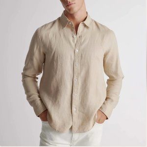 Quince 100% European Linen Long Sleeve Shirt - Mens S
